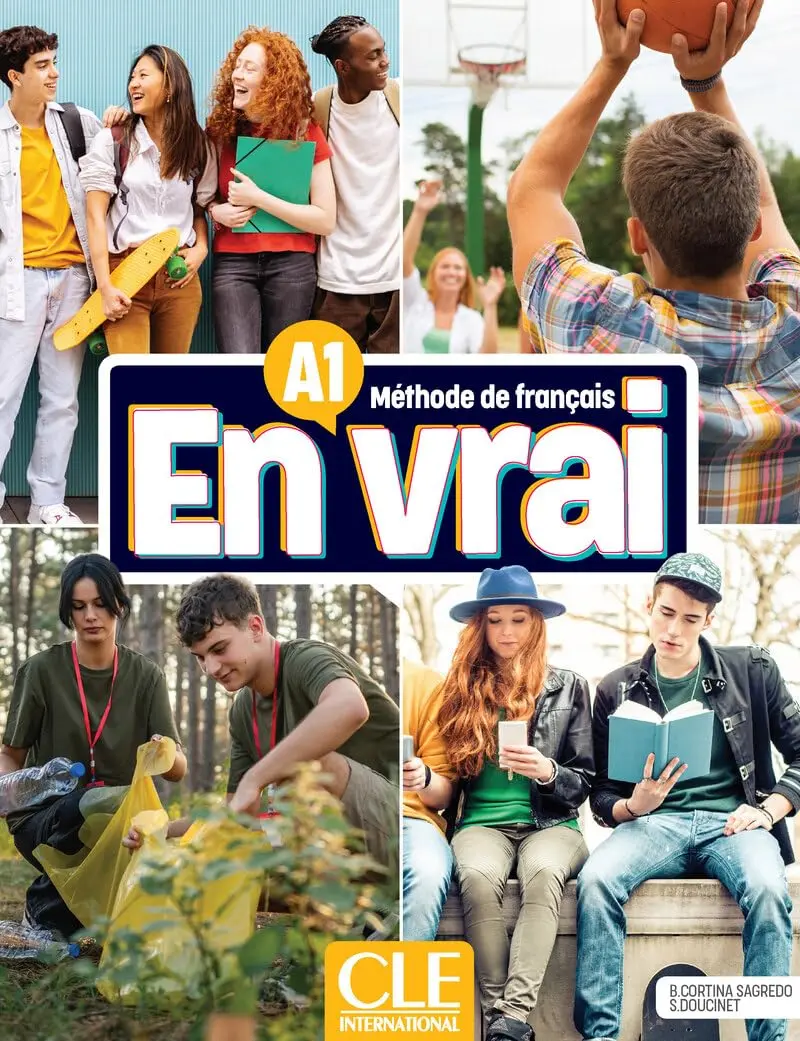 Обкладника "En Vrai A1 Livre de l'élève + Audio en ligne" Обкладинка "En Vrai A1 Livre de l'élève + Audio en ligne"