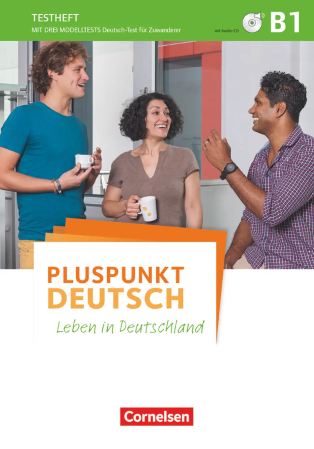 Обкладинка "Pluspunkt  Deutsch NEU B1 Testheft+CD"