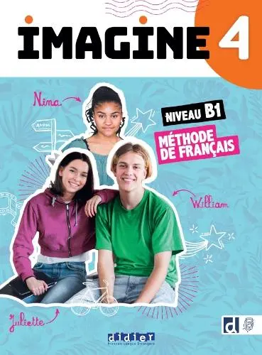 Обкладника "Imagine 4 B1 Livre + didierfle.app" Обкладинка "Imagine 4 B1 Livre + didierfle.app"