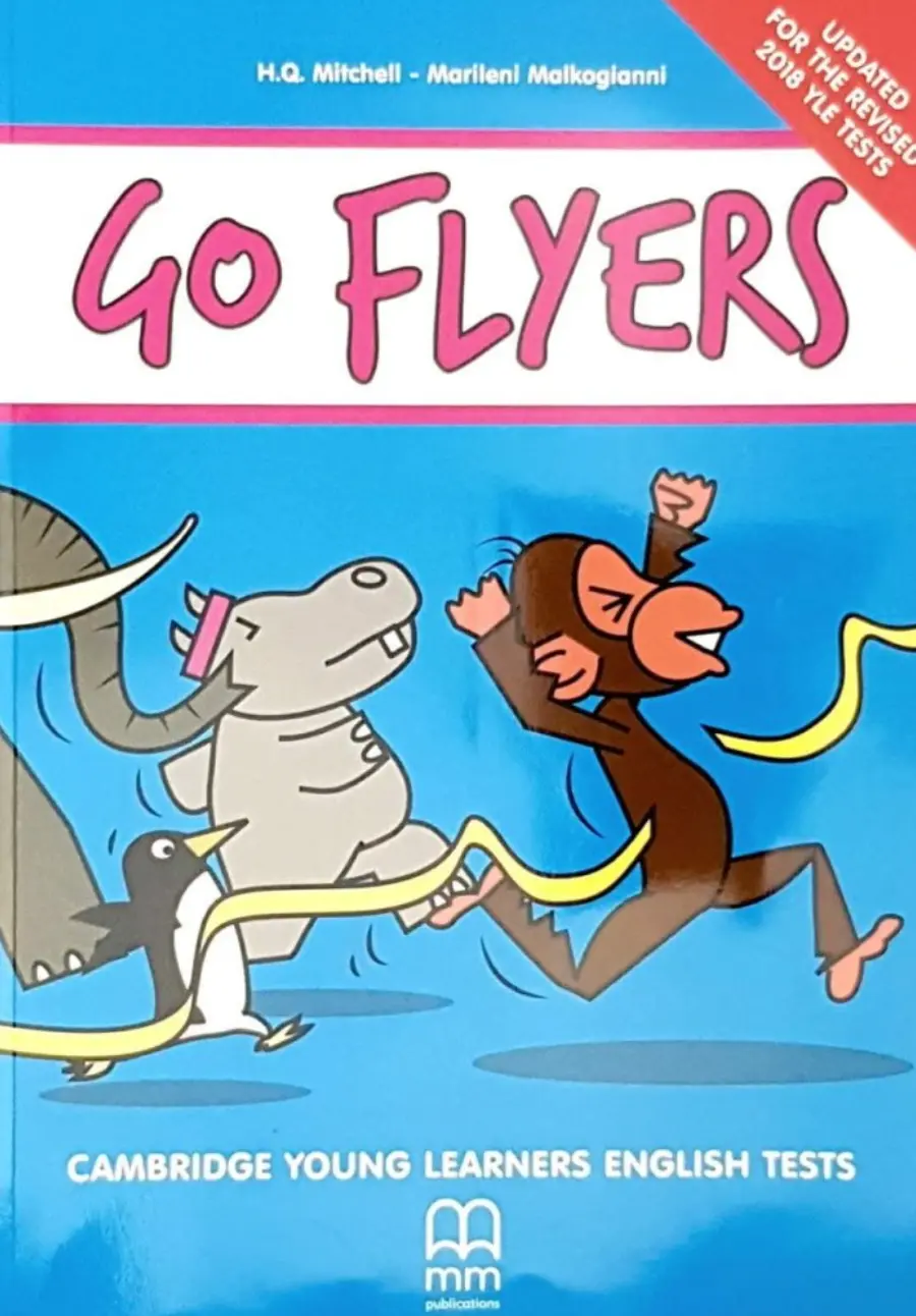 Обкладника "Go Flyers Updated SB with CD for the Revised 2018 YLE Tests" Обкладинка "Go Flyers Updated SB with CD for the Revised 2018 YLE Tests"