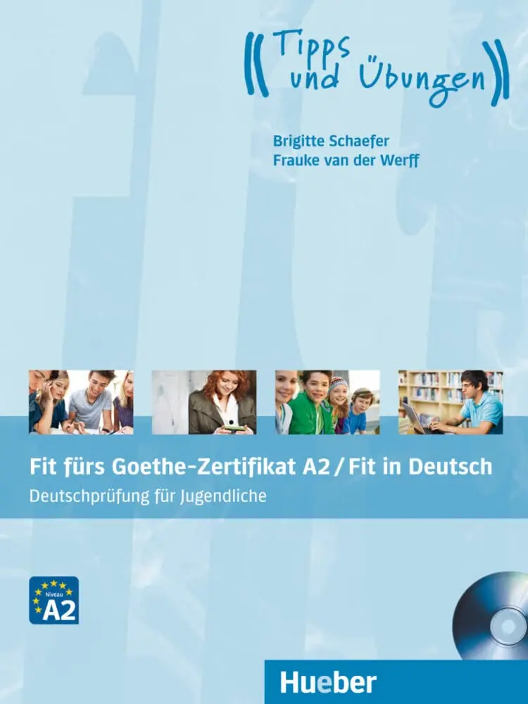 Обкладника "Fit furs Goethe-Zertifikat A2. Lehrbuch mit CD fur Jugendliche" Обкладинка "Fit furs Goethe-Zertifikat A2. Lehrbuch mit CD fur Jugendliche"