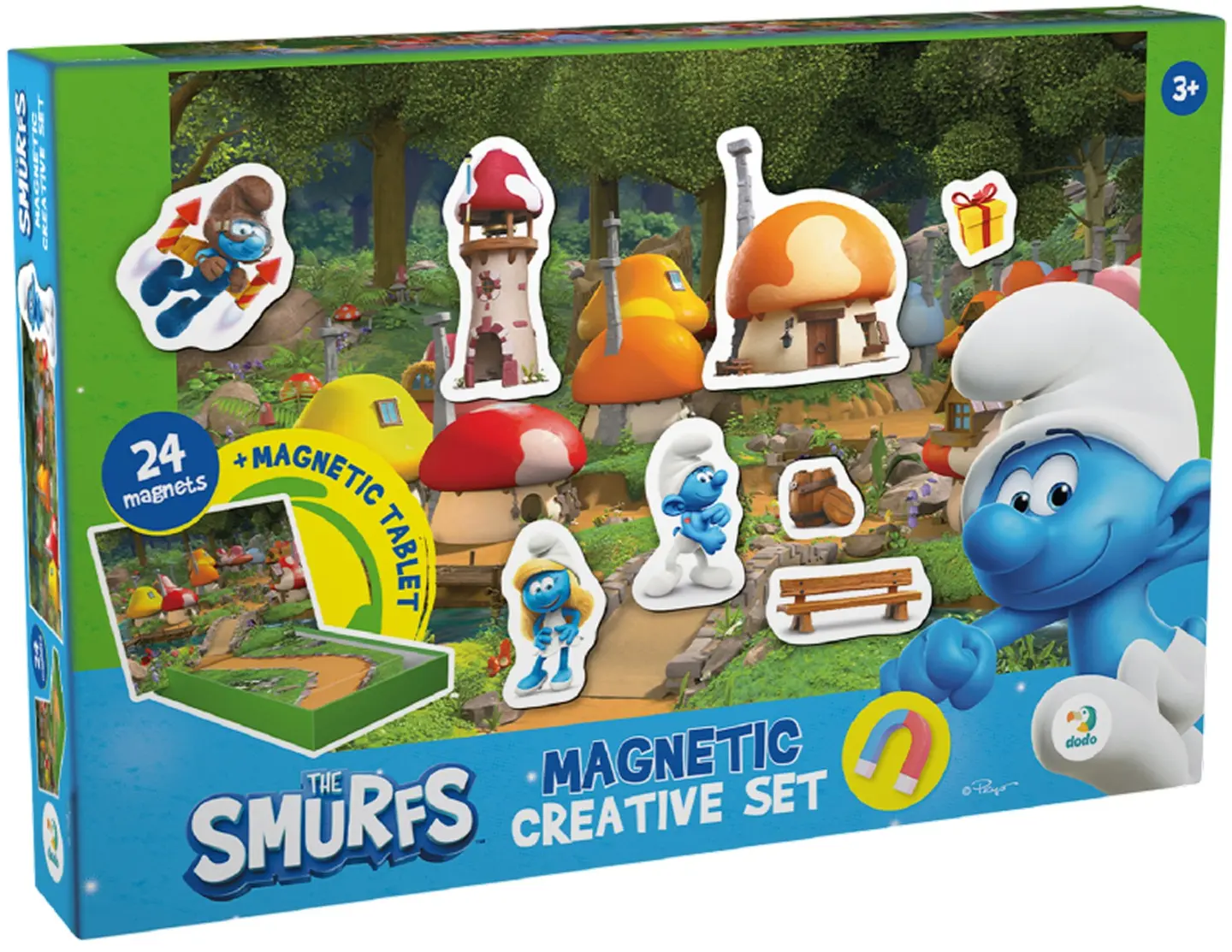 Магнітна гра з планшеткою «The Smurfs»