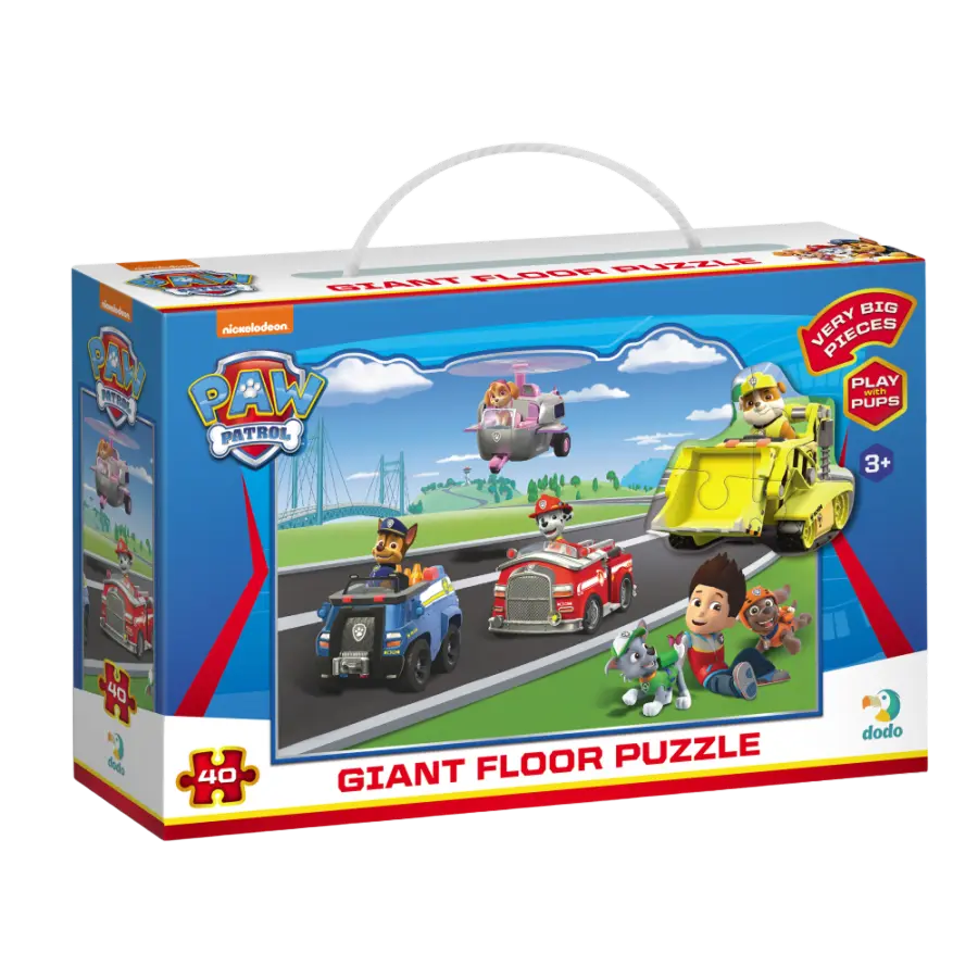 Обкладника "Великий пазл на підлогу Paw Patrol" Обкладинка "Великий пазл на підлогу Paw Patrol"