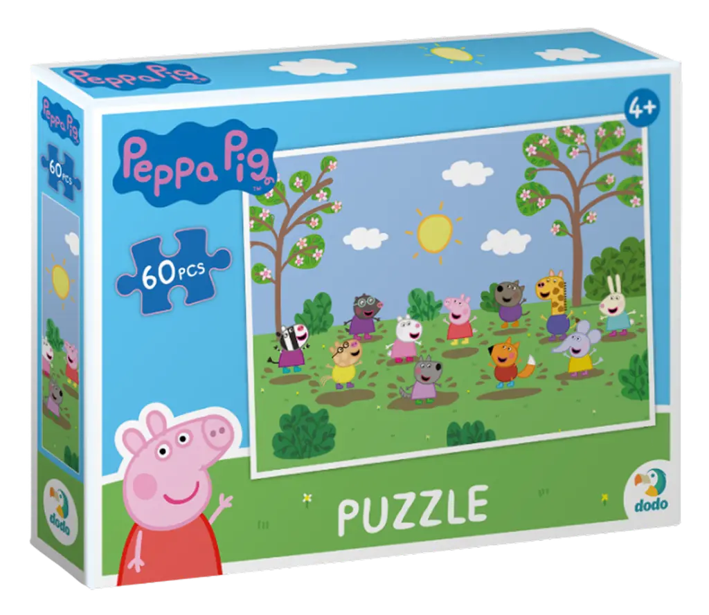 Обкладинка "Пазл на 60 елементів Peppa Pig"