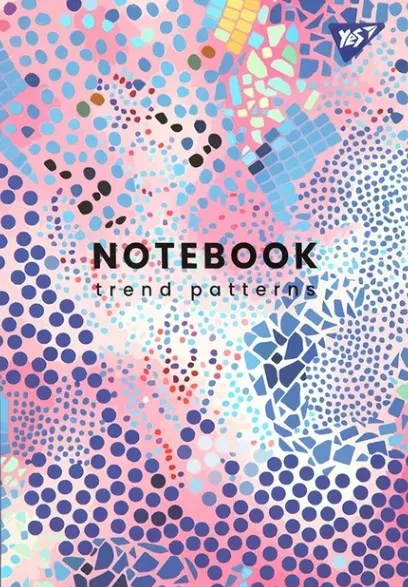 Блокнот YES А5/64 інт Trendpatterns.Drops, крапки