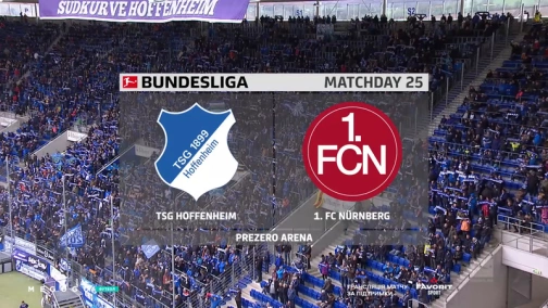 Round 25. Hoffenheim — Nürnberg 2:1. Match overview
