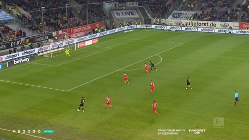 Round 25. Fortuna Düsseldorf — Eintracht Frankfurt 0:3. Match overview