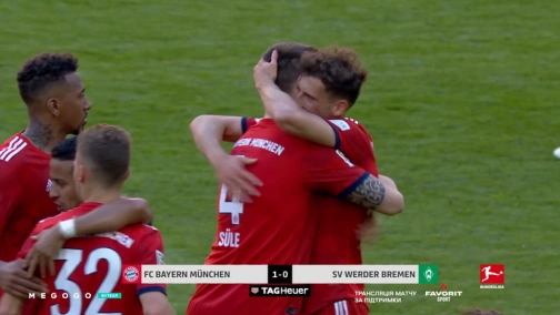 30 тур. Бавария — Вердер 1:0. Обзор матча
