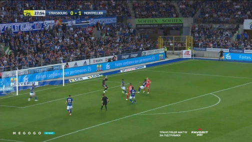 33 тур. Страсбур — Монпельє 1:3. Огляд матчу