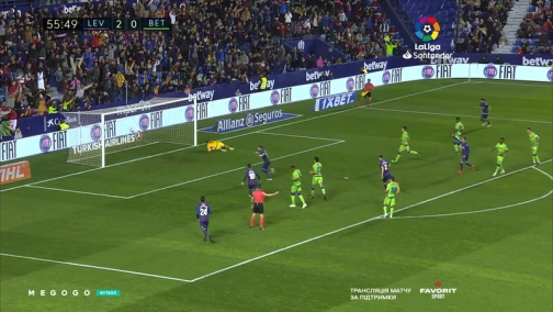 34 тур. Леванте — Бетіс 4:0. Огляд матчу