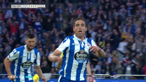 Deportivo - Málaga 4:2. Battle for a place in La Liga. Highlights