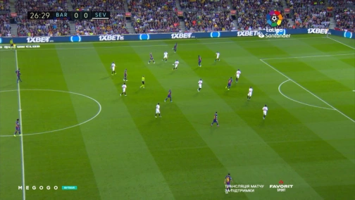 Round 8. Barcelona — Sevilla 4:0. Highlights