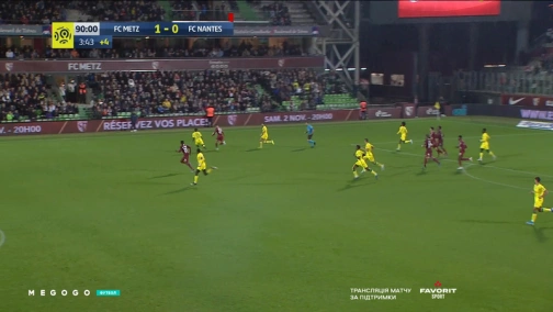 Round 10. Metz — Nantes 1:0. Highlights