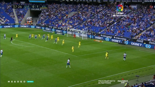 9-й тур. Эспаньол — Вильярреал 0:1. Обзор матча