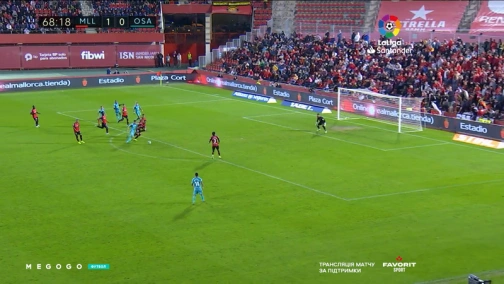 11-й тур. Мальорка — Осасуна 2:2. Огляд матчу