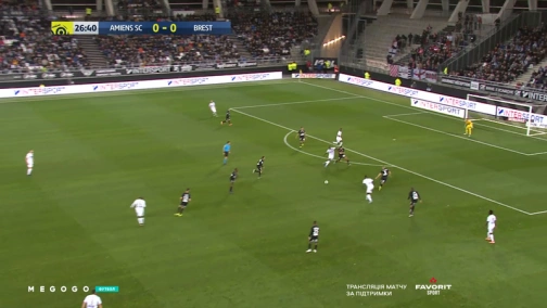 12-й тур. Амьен — Брест 1:0. Обзор матча