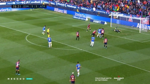 14-й тур. Осасуна — Атлетік 1:2. Огляд матчу