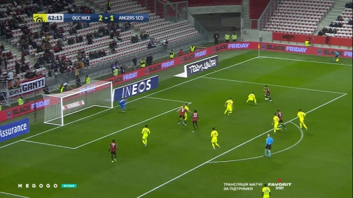 15-й тур. Ницца — Анже 3:1. Обзор матча