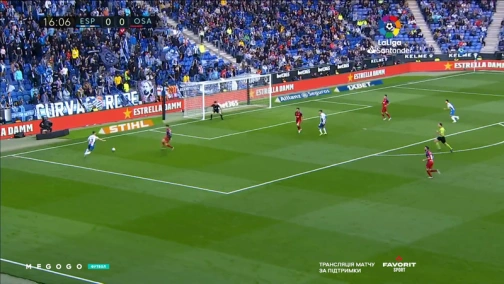 15-й тур. Еспаньйол — Осасуна 2:4. Огляд матчу
