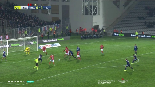 Round 17. Nimes — Lyon 0:4. Highlights