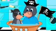 Benny Mole and Friends - Pirates Take a Shower Cartoon for Kids