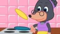 Benny Mole and Friends - Making Pancakes Cartoon for Kids