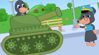 Benny Mole and Friends - Big Toy Tank Cartoon for Kids