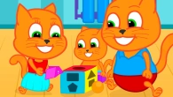 Cats Family en Français - Comment Assembler Un Puzzle Dessin Animé 2020 en Français