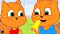 Cats Family en Français - Glace maison Dessin Animé 2019 en Français