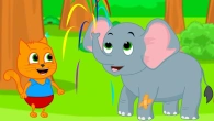 Cats Family en Français - Le chat rencontre l éléphant arc-en-ciel Dessin Animé 2019 en Français