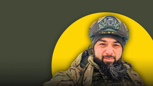 Элшад “Хохол” Нурусов, командир взвода 23 ОБСП ЗСУ