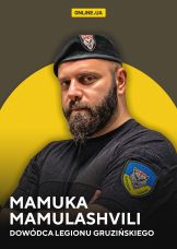 Mamuka Mamulashvili, dowódca Legionu Gruzińskiego — plakat