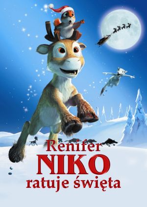 RENIFER NIKO RATUJE ŚWIĘTA — plakat